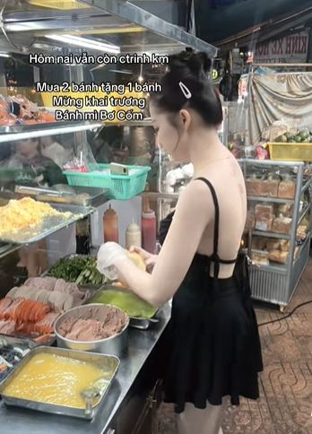 Video và hình ảnh của cô gái bán bánh mì đã thu hút hàng triệu lượt xem, tạo ra một làn sóng tranh luận lớn.