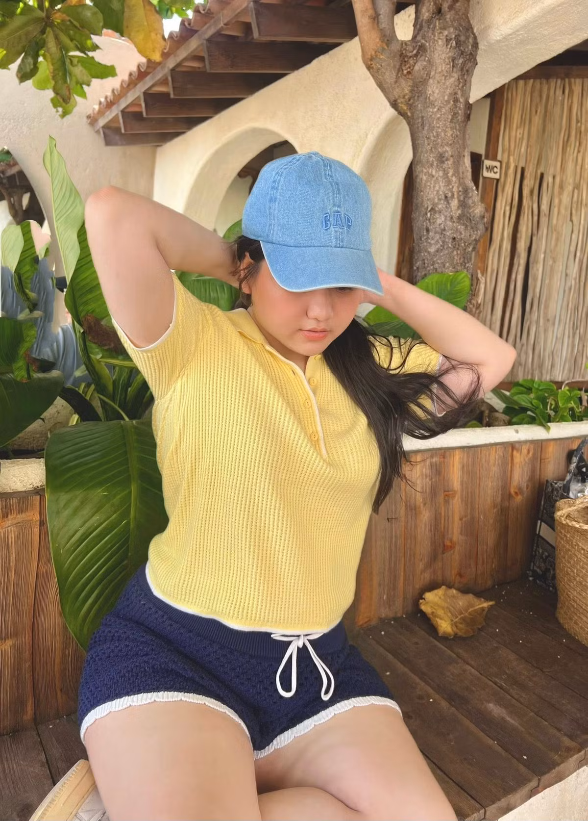 Trước đó, Trúc Anh từng chia sẻ về việc phải đối mặt với áp lực dư luận khi ngoại hình thay đổi. Cô cho biết việc tăng cân là do điều trị bệnh gai cột sống và thoái hóa khớp, khiến việc vận động trở nên khó khăn. (Ảnh: FBNV)