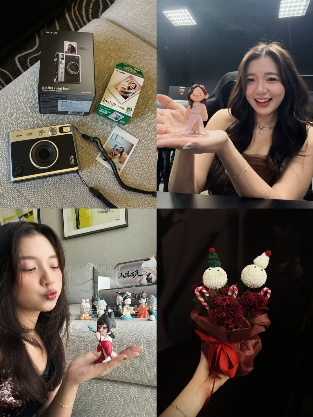 Bên cạnh những hình ảnh lộng lẫy, Phương Thảo còn chia sẻ khoảnh khắc đời thường nhận những món quà ý nghĩa trong ngày sinh nhật. (Ảnh: IGNV)