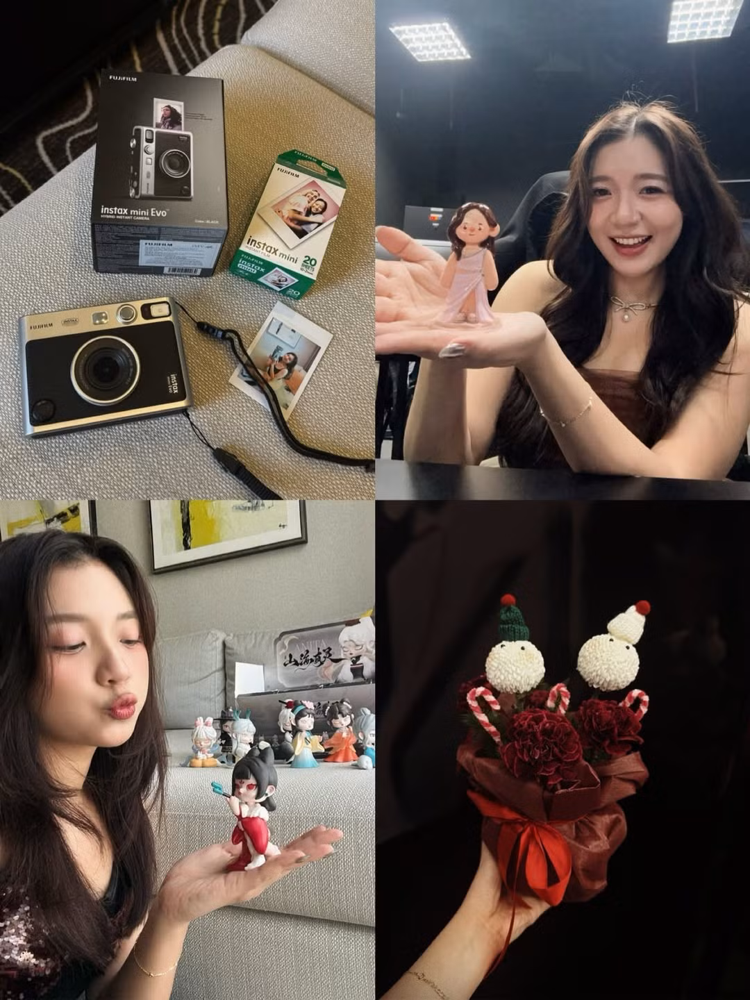 Bên cạnh những hình ảnh lộng lẫy, Phương Thảo còn chia sẻ khoảnh khắc đời thường nhận những món quà ý nghĩa trong ngày sinh nhật. (Ảnh: IGNV)