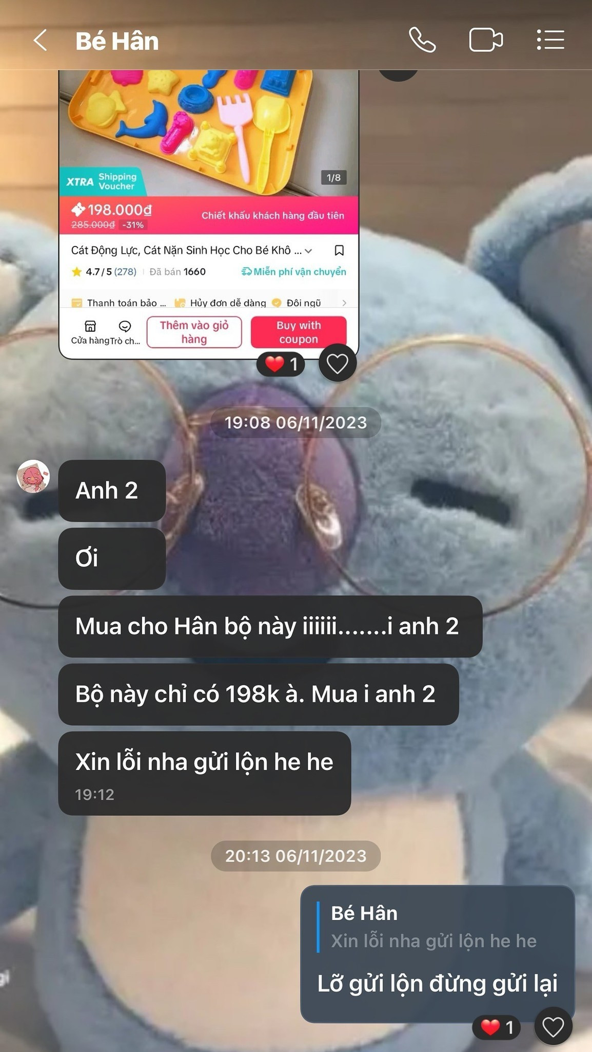 "Đúng là kiểu anh trai trong truyền thuyết: Miệng thì mắng nhưng tay thì móc ví, chân thì đi mua đồ ăn cho em." – Một bình luận nhận được rất nhiều lượt tương tác của netizen.