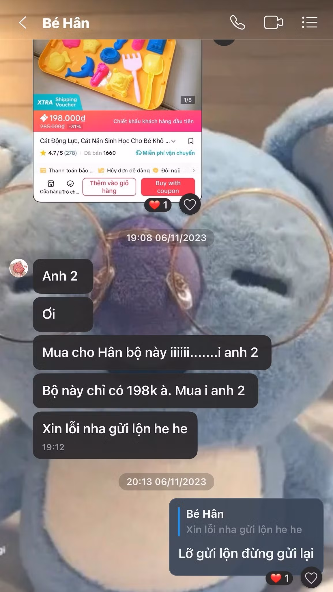 "Đúng là kiểu anh trai trong truyền thuyết: Miệng thì mắng nhưng tay thì móc ví, chân thì đi mua đồ ăn cho em." – Một bình luận nhận được rất nhiều lượt tương tác của netizen.