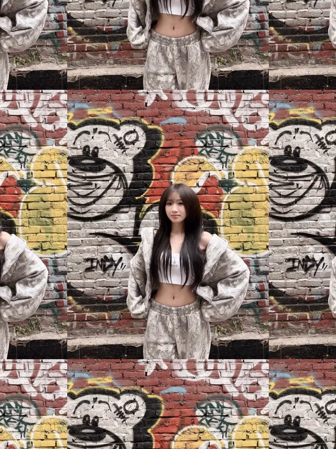 Điểm nhấn đắt giá nhất chính là cách phối đồ "nửa kín nửa hở". Chiếc áo quây trắng bên trong giúp Lan Anh khoe trọn vòng eo "con kiến" và cơ bụng săn chắc. (Ảnh: IGNV)