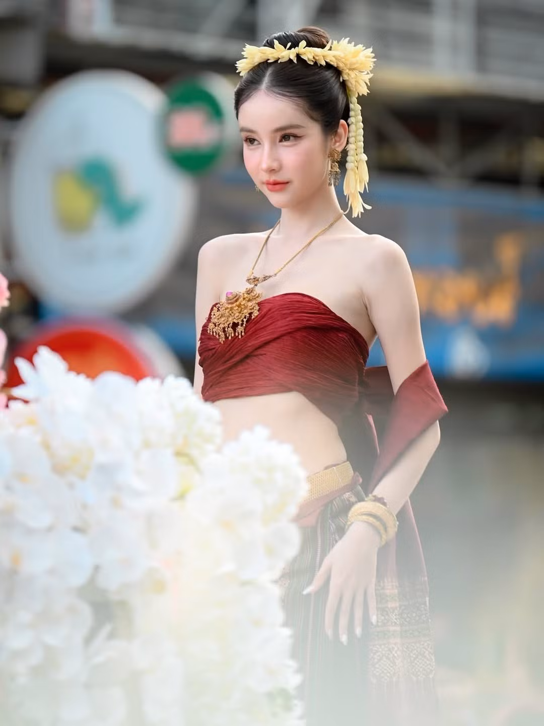 Bản thân Rinrada cũng đã xác nhận việc tham gia sự kiện này trên trang Instagram cá nhân, bày tỏ lòng biết ơn khi được góp mặt trong hoạt động truyền thống. (Ảnh: IGNV)