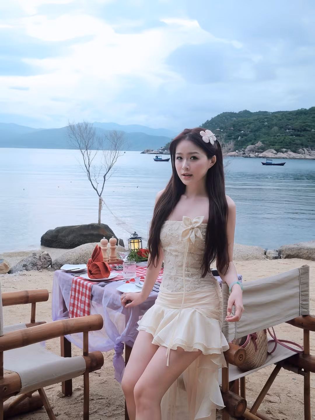 Kể từ khi tốt nghiệp Đại học New York (NYU) và trở về Việt Nam, Chao không chỉ tập trung vào công việc kinh doanh và sáng tạo nội dung mà còn thường xuyên chia sẻ những khoảnh khắc tận hưởng các chuyến du lịch, nghỉ dưỡng. (Ảnh: IGNV)