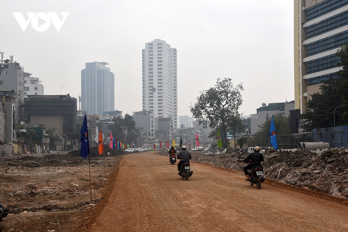 Sau thông tuyến kỹ thuật dự án chuyển sang giai đoạn hoàn thiện tuyến đường theo quy hoạch.