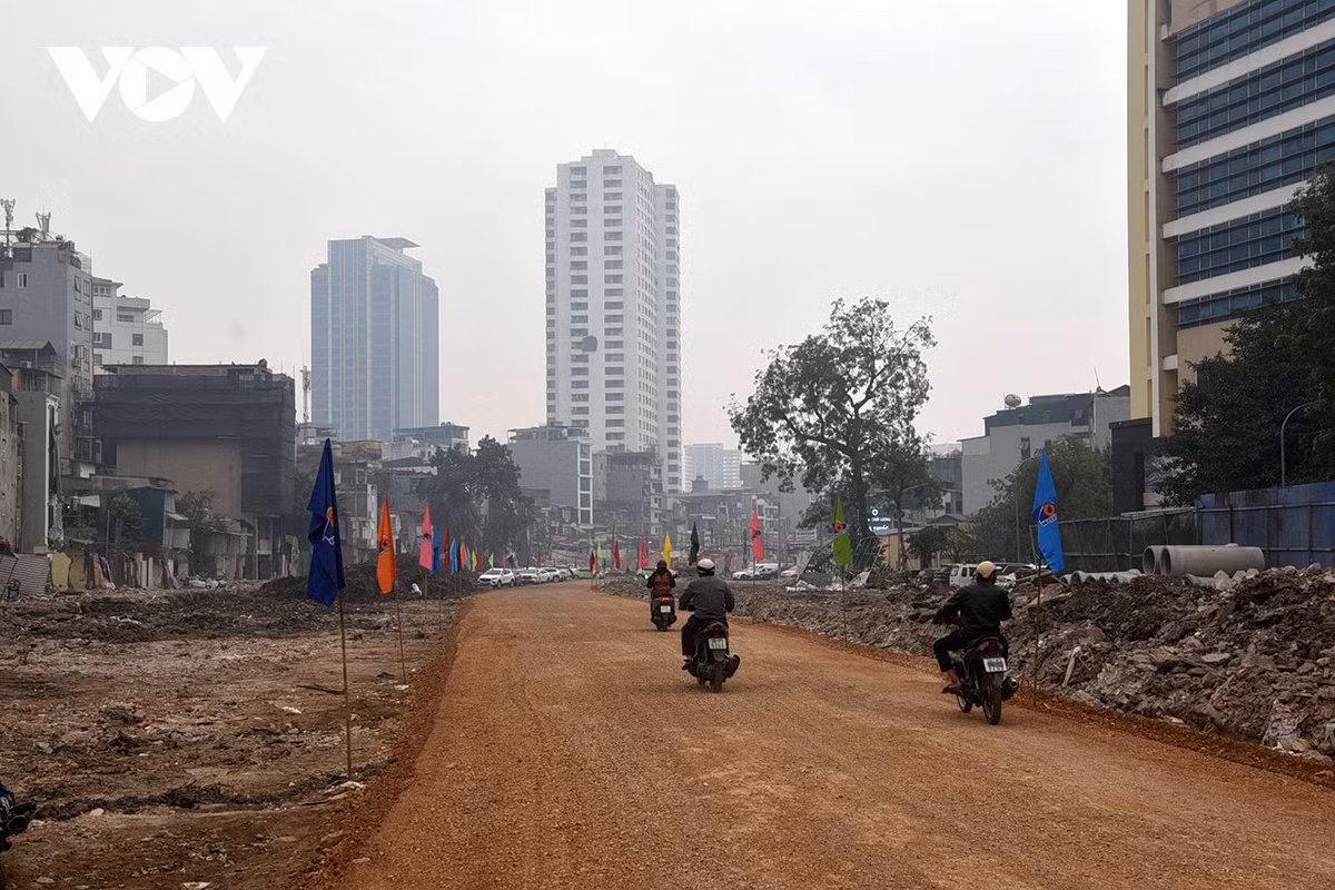 Sau thông tuyến kỹ thuật dự án chuyển sang giai đoạn hoàn thiện tuyến đường theo quy hoạch.