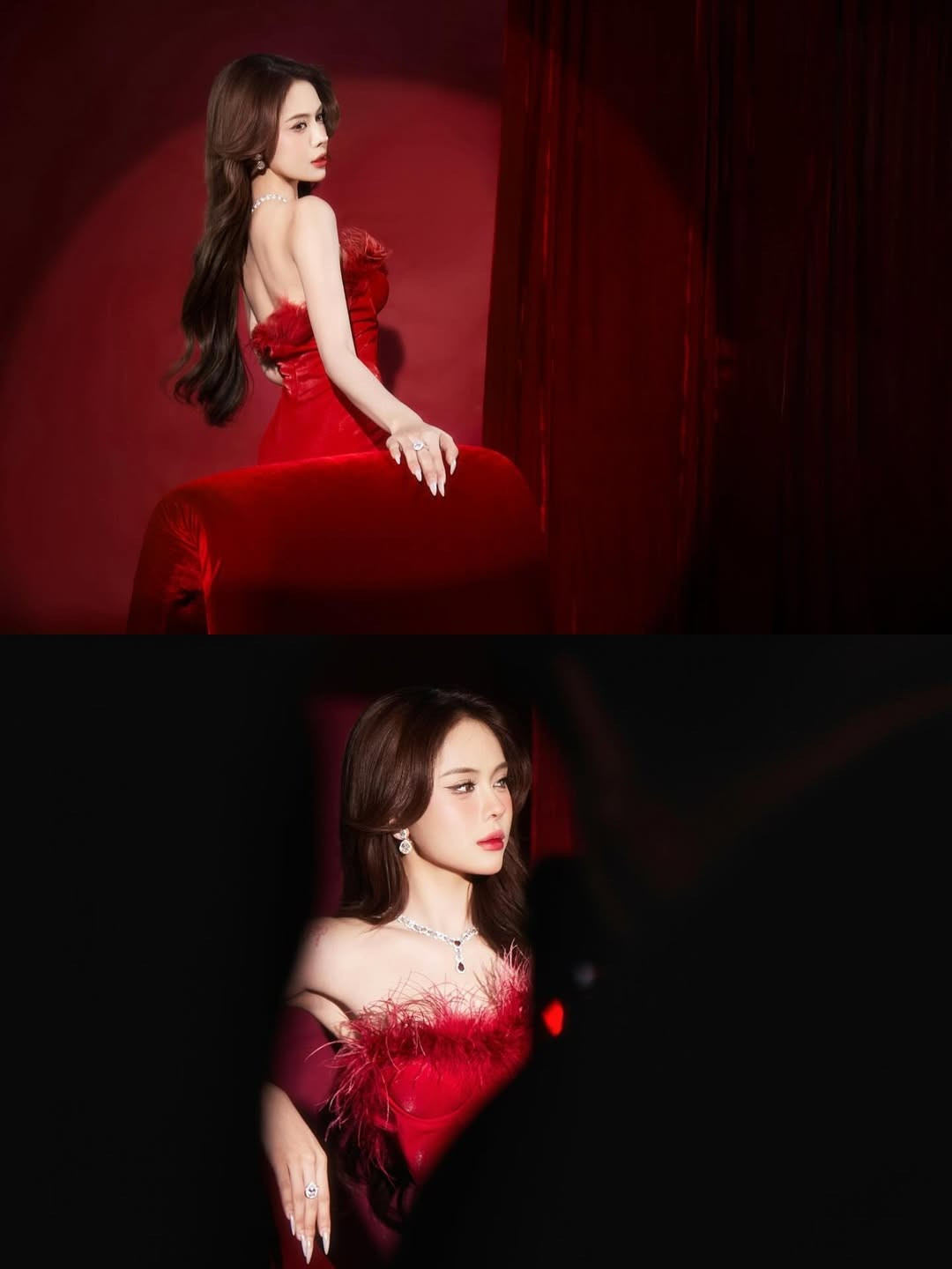 Trong từng khoảnh khắc, Ngân Hà đều toát lên thần thái sang chảnh, sắc sảo của một quý cô thực thụ khiến người nhìn không thể rời mắt. (Ảnh: IGNV)