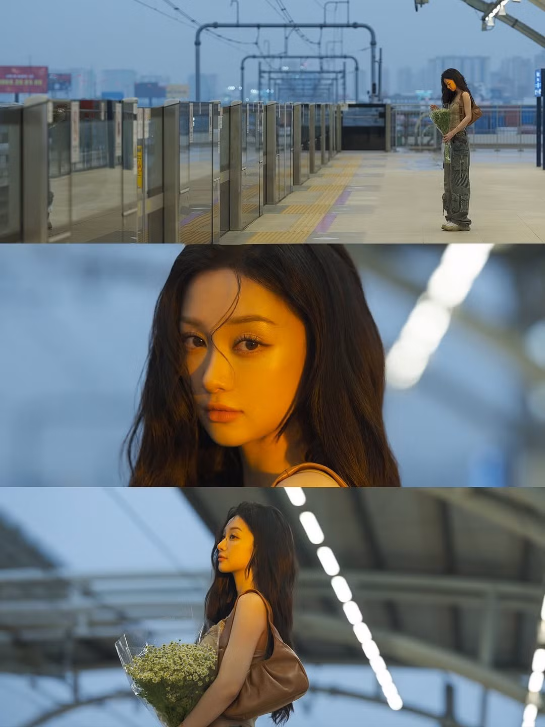 Trong loạt ảnh được thực hiện dưới ánh đèn đường mờ ảo và khung cảnh thành phố về đêm, Jun Vũ khoác lên mình hình tượng của một cô gái “đi lạc” giữa phố thị – không ràng buộc, không khuôn mẫu.