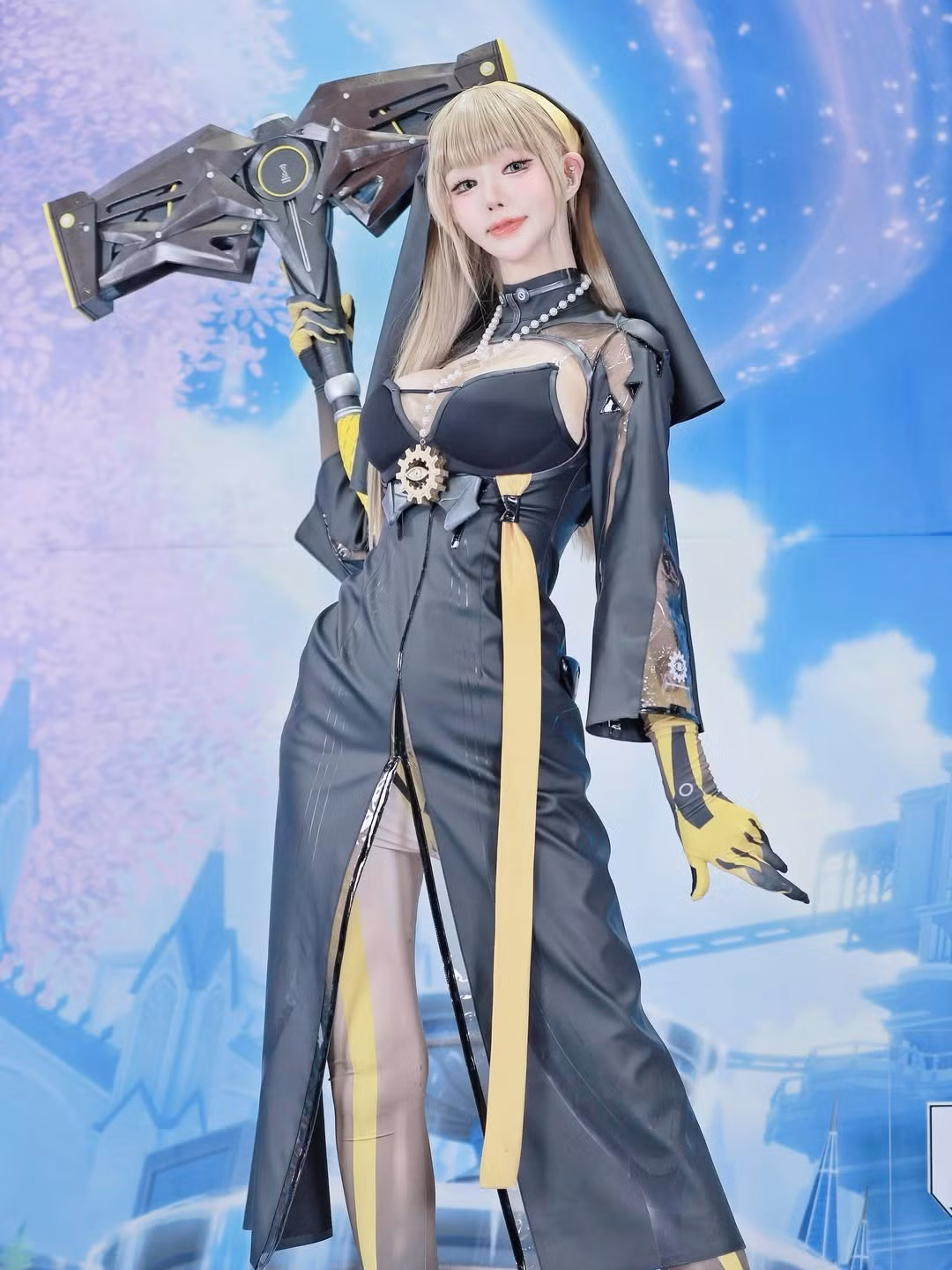 Với thân hình chuẩn siêu mẫu và gương mặt xinh đẹp, Min Hanna luôn là tâm điểm tại các sự kiện xe cộ lớn như Busan International Motor Show hay Seoul Mobility Show. (Ảnh: @minhanna)