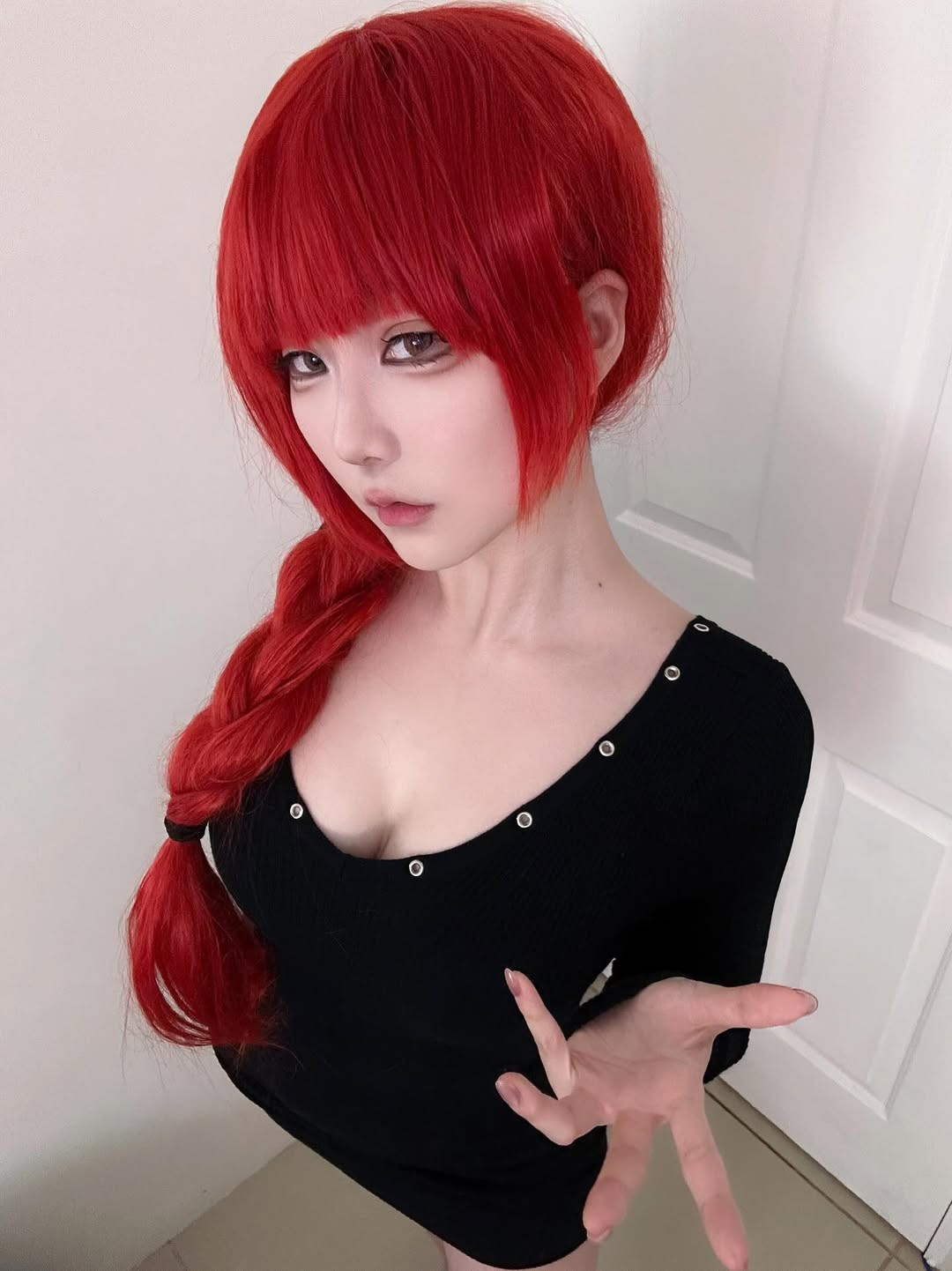 Chuyển sang thế giới anime, Kiittwy cũng gây ấn tượng mạnh với nhân vật Makima của bộ truyện Chainsaw Man. (Ảnh: IGNV)