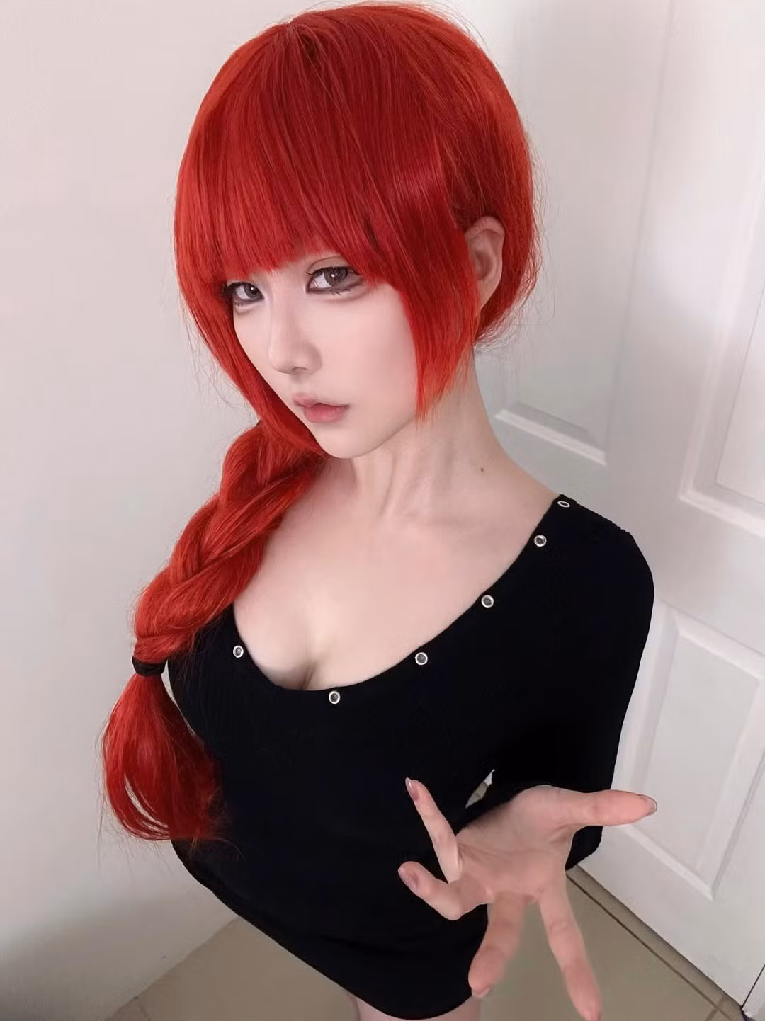 Chuyển sang thế giới anime, Kiittwy cũng gây ấn tượng mạnh với nhân vật Makima của bộ truyện Chainsaw Man. (Ảnh: IGNV)