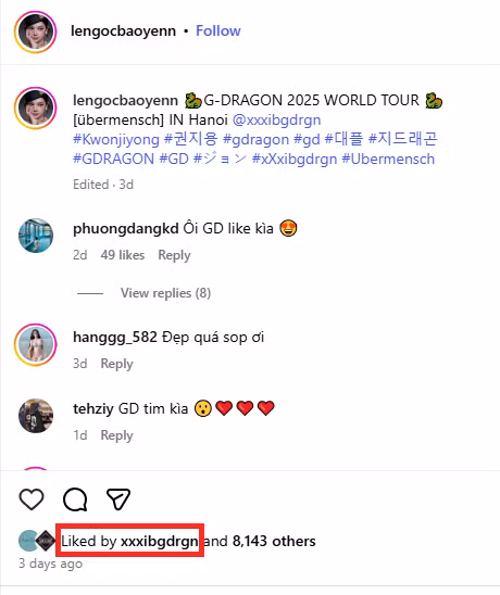 Theo tìm hiểu, cô gái may mắn nói trên là Lê Ngọc Bảo Yến - hiện cô nàng sở hữu gần 10.000 người theo dõi trên trang cá nhân. (Ảnh: IGNV)