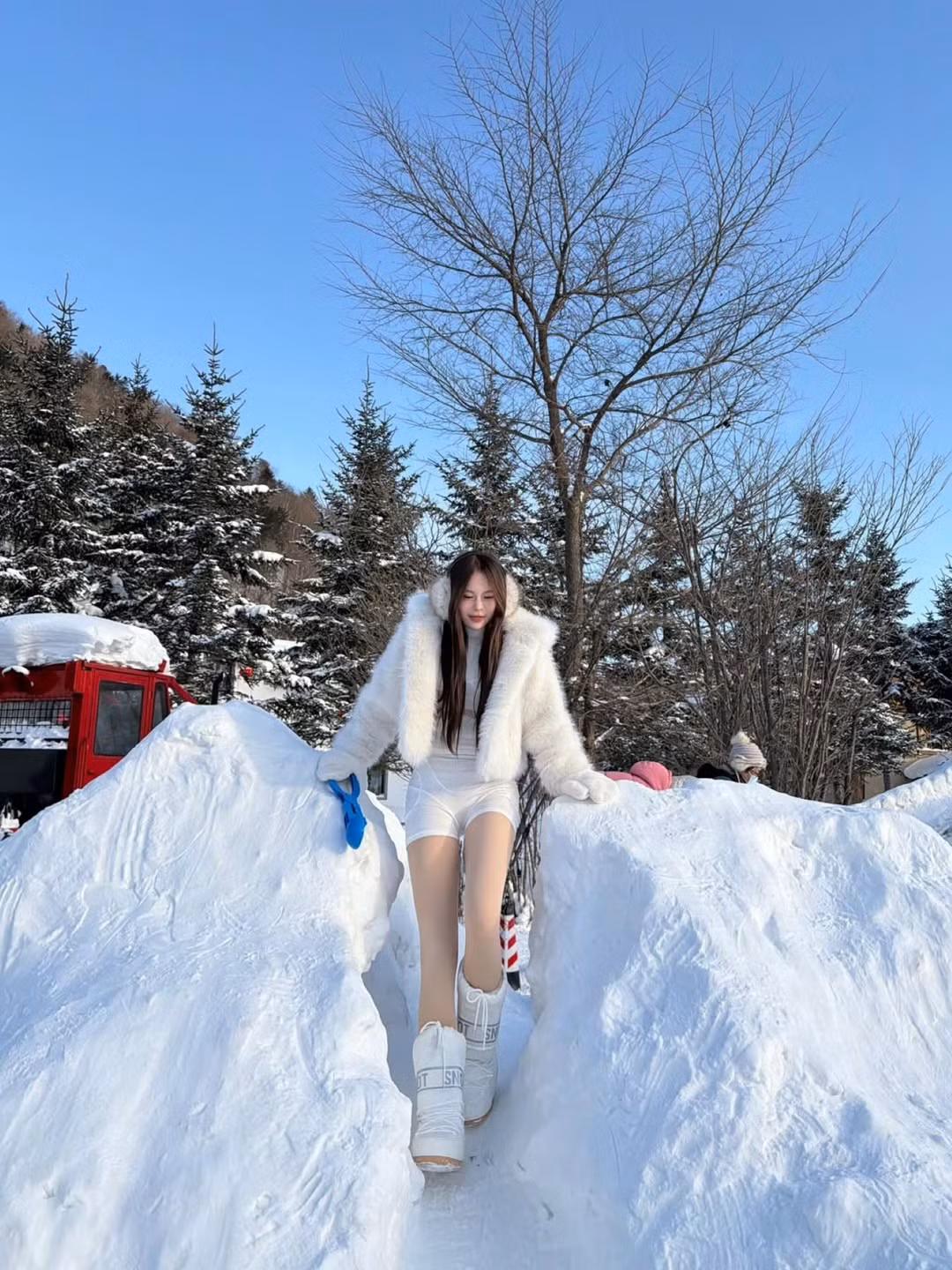 Dưới bài đăng, người hâm mộ không ngớt lời khen ngợi dành cho cô nàng: "Đẹp như một nàng công chúa tuyết vậy!", "mê quá đi mất thôi". (Ảnh: IGNV)