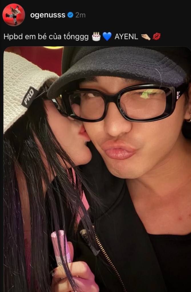 Nghi vấn hẹn hò giữa Ciin và rapper OgeNus nổ ra khi nam rapper này bất ngờ đăng tải bức ảnh thân mật (hôn má) kèm lời chúc mừng sinh nhật ngọt ngào, sau đó nhanh chóng xóa đi, nhưng hình ảnh đã kịp lan truyền và gây "bão" khắp mạng xã hội.