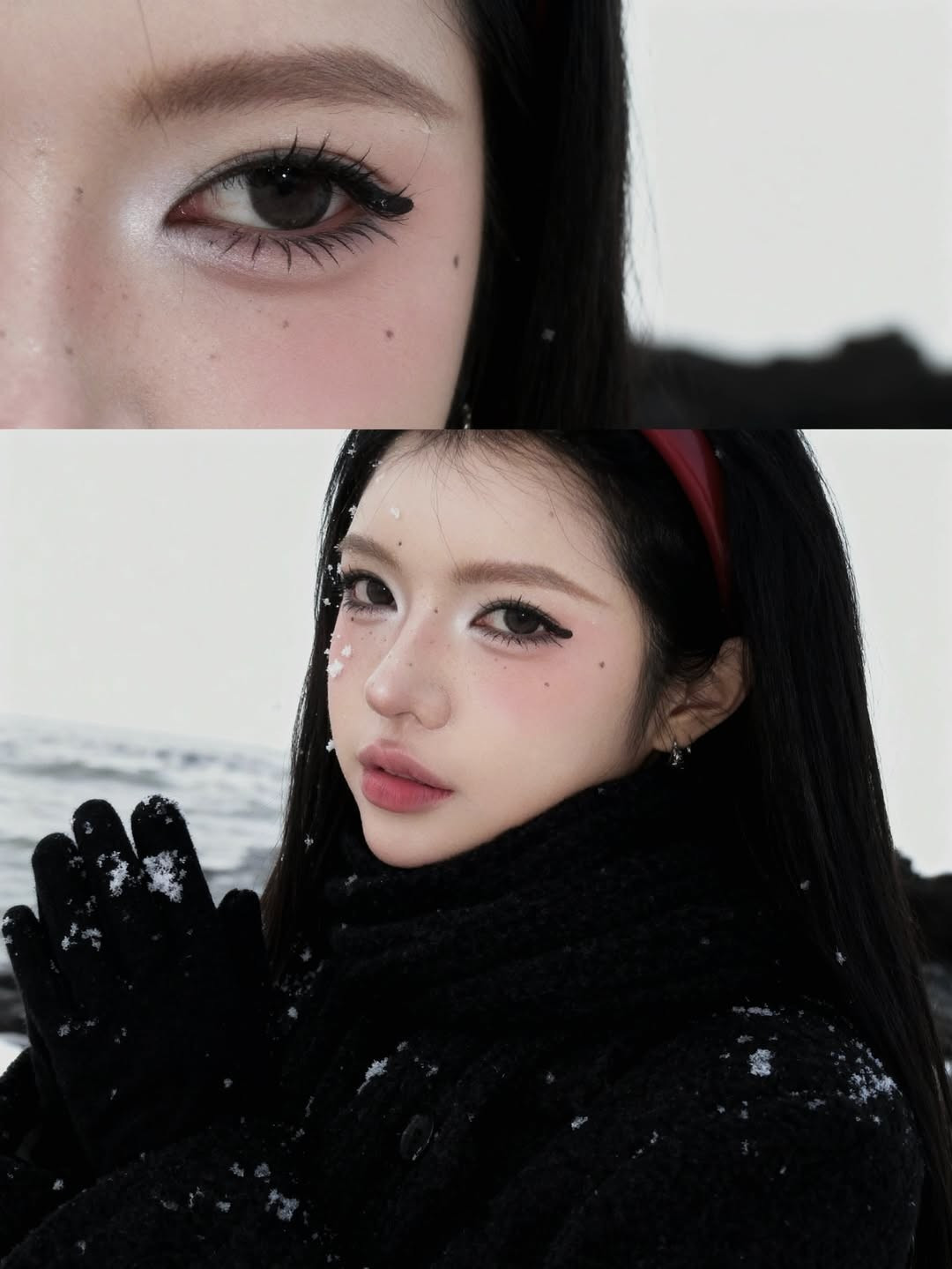 Thay vì chi tiền cho những chuyến du lịch đắt đỏ, chỉ cần một vài thao tác đơn giản là người dùng đã có tấm ảnh sống ảo giữa trời tuyết vô cùng nghệ thuật.