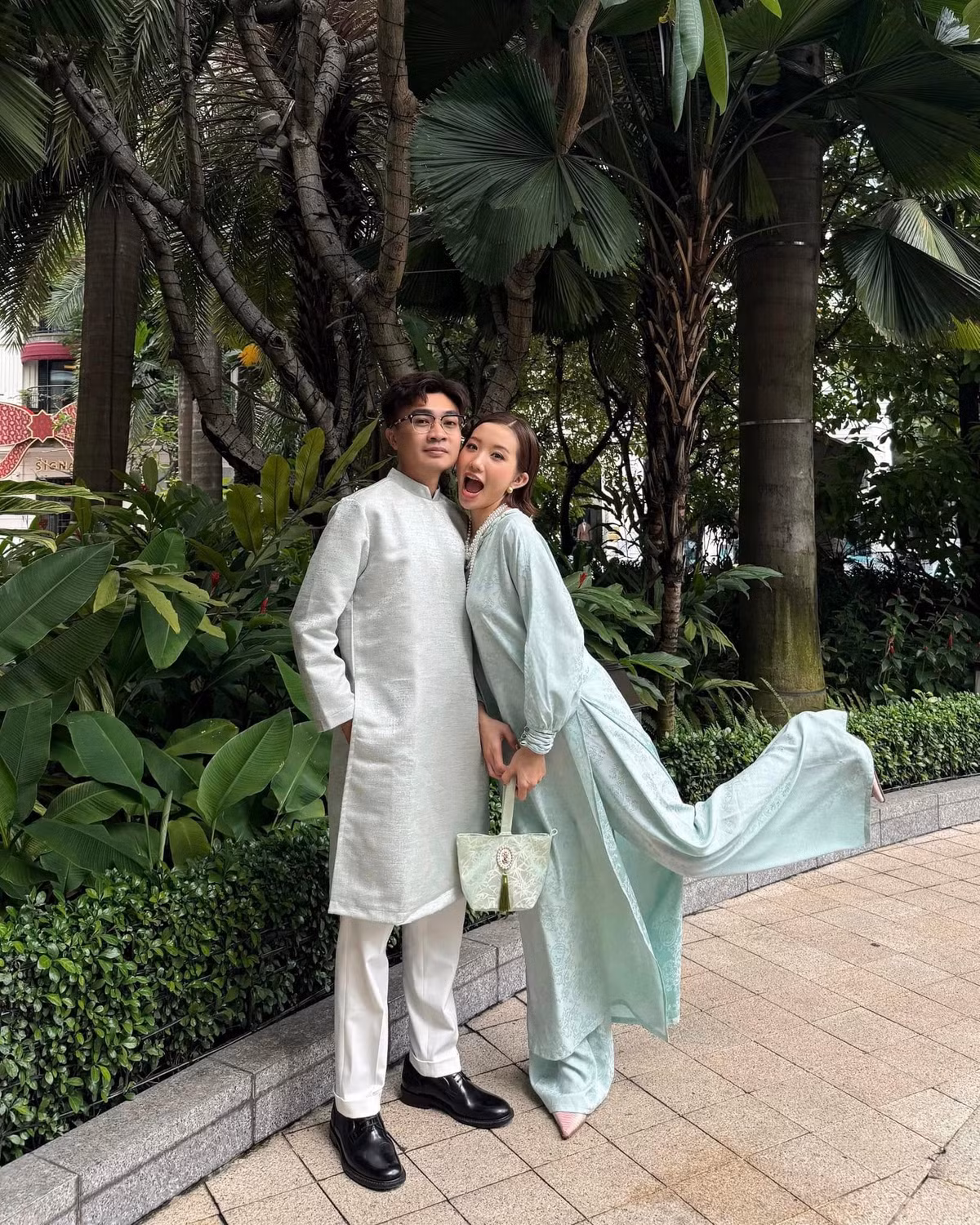 Sau khi kết hôn, Huyền 2k4 thường xuyên chia sẻ những khoảnh khắc đời thường trong căn biệt thự sang trọng, được chồng cưng chiều và thường xuyên đi du lịch nghỉ dưỡng xa hoa. (Ảnh: IGNV)