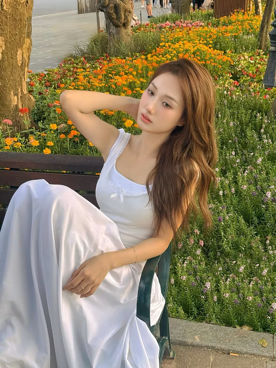 Nhiều "nàng thơ" đã chọn nơi đây để ghi lại những khoảnh khắc đẹp, trong đó có nữ diễn viên trẻ Hoàng Khánh Ly. (Ảnh: FBNV)