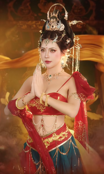 Những bức ảnh không chỉ cho thấy vẻ đẹp hút hồn của Tố Uyên mà còn thể hiện sự đầu tư nghiêm túc của cô vào màn cosplay lần này. Thần thái khi thì uy quyền, lúc lại dịu dàng, uyển chuyển trong từng động tác đã chinh phục hoàn toàn người xem.