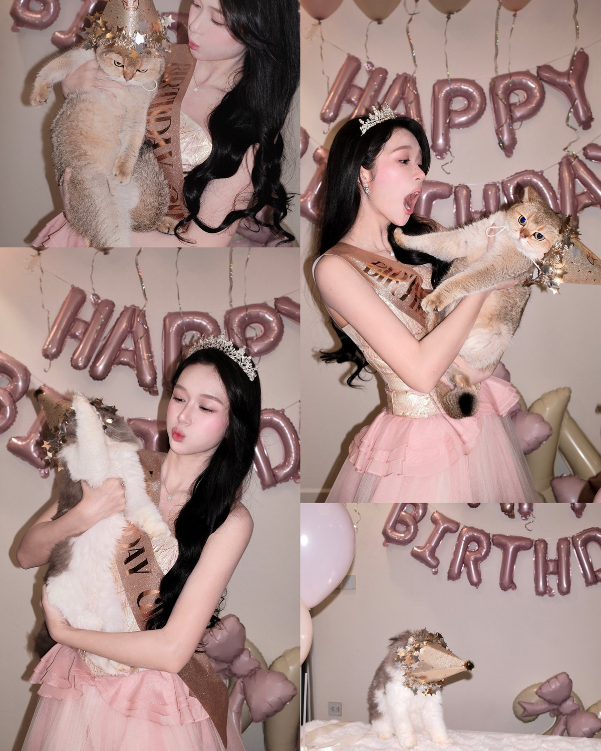 Chiếc váy có phần thân trên là corset thêu ánh kim lấp lánh, tôn lên đường nét mảnh dẻ, kết hợp cùng chân váy voan bồng bềnh, nhiều tầng xòe rộng. (Ảnh: FBNV)