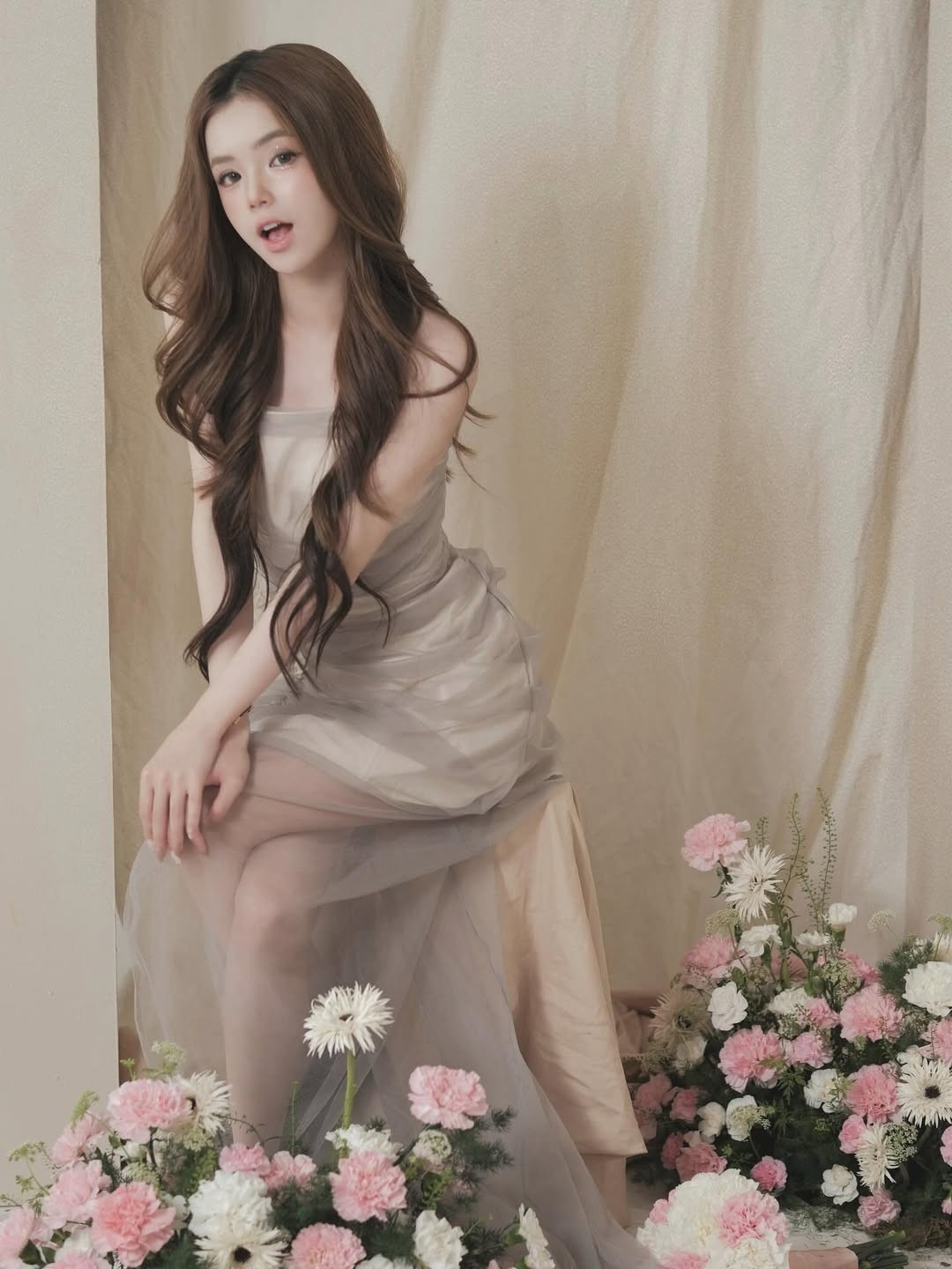 Ở tuổi trưởng thành, nàng rich kid Hà thành ngày càng khẳng định vị thế "thế lực nhan sắc" Gen Z với gu thẩm mỹ tinh tế. (Ảnh: IGNV)