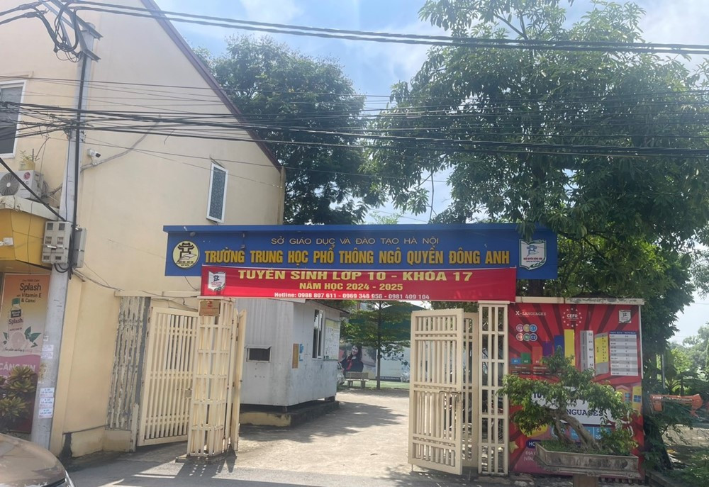Trường THPT Ngô Quyền-Đông Anh (Hà Nội): Nhà trường buộc học sinh thôi học trước thềm năm học mới - ảnh 1