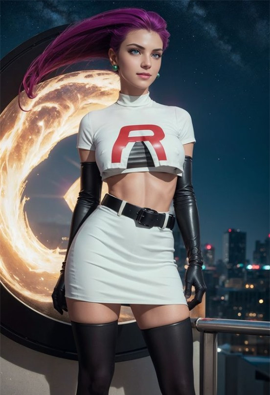 Ảnh đẹp như mơ của hot girl Team Rocket do AI tạo ra ảnh 2