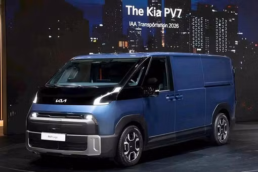 [GALLERY] Kia PV7 vừa ra mắt - xe điện thương mại "đối thủ" của Ford Transit