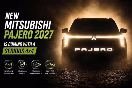 Mitsubishi Pajero 2027 "nhá hàng" trước thềm ra mắt vào ngày mai 2/9