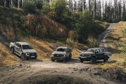 [GALLERY] Ford Ranger mới có bản 6 bánh, dẫn động 6x4 hoặc 6x6 nhờ mô-tơ điện