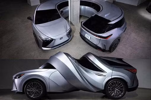  [GALLERY] Lexus "chơi lớn" hô biến RZ thành hình tròn, RX hình xoắn ốc