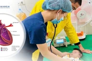 Trẻ 4 tháng ho đờm tưởng cảm lạnh không ngờ tim bẩm sinh phức tạp