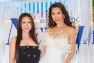 Siêu mẫu Hà Anh, Hoa hậu Thu Hoài khoe vai trần quyến rũ