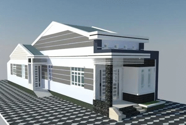 Ngoài tận dụng không gian ở tầng 1, gia chủ còn có thể dùng tầng lửng làm phòng thờ hoặc phòng sinh hoạt chung của cả gia đình.