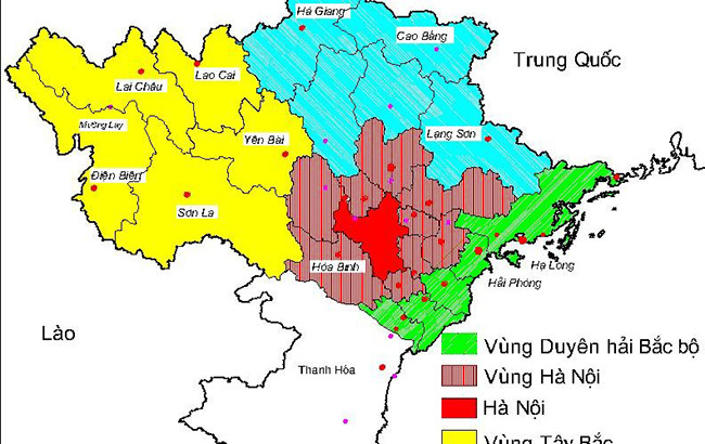Các tỉnh Bắc Bộ: từ ngày 30/4 - 3/5, ngày trời nắng, riêng khu vực Tây Bắc ngày 3/5, có nắng nóng cục bộ; chiều tối và đêm cục bộ có mưa dông. Trong cơn dông có khả năng xảy ra lốc, sét và gió giật mạnh.