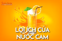 [INFOGRAPHIC] Lợi ích tuyệt vời của nước cam