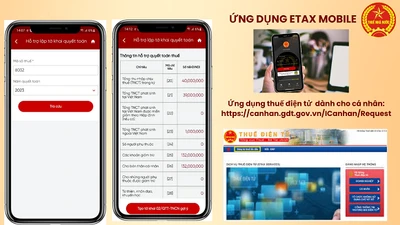 Khai thuế ngay trên điện thoại