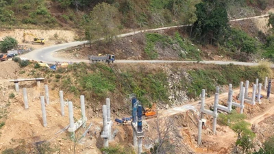 Dự án QL.28B nguy cơ chậm tiến độ nếu chưa xong giải phóng mặt bằng