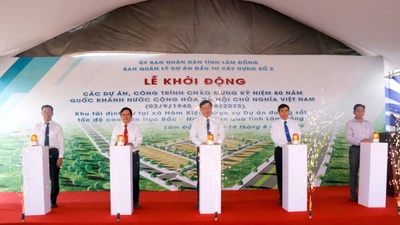 Lâm Đồng đồng loạt khởi công, khánh thành công trình trọng điểm