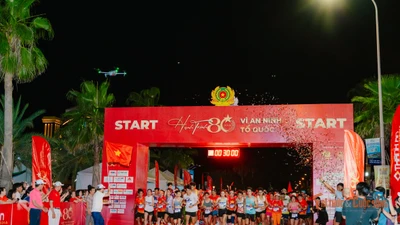 Khí thế sôi động tại giải chạy “Hành trình 80 năm vì An ninh Tổ quốc”
