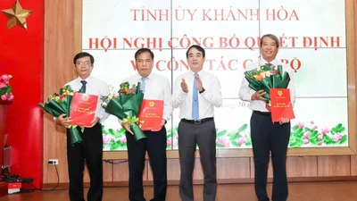 Điều động, bổ nhiệm nhiều cán bộ chủ chốt tại Khánh Hòa