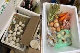 Kéo cả “siêu thị mini” đi biển, gia đình Hà Nội gây sốt khi đến Sầm Sơn