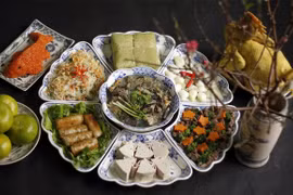 Mâm cỗ cúng ông Công ông Táo đẹp mắt của bà nội trợ đảm