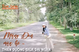 [INFOGRAPHIC] Măng Đen mùa hè - Thiên đường giữa đại ngàn