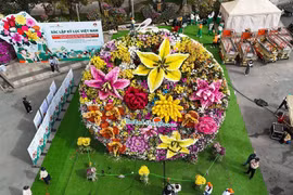 Chiêm ngưỡng bó hoa khổng lồ 10 tấn tại Đà Lạt vừa xác lập Kỷ lục Việt Nam