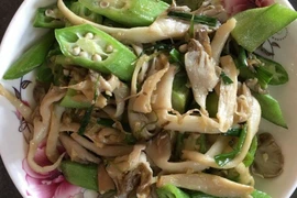 Lạ miệng với đậu bắp xào nấm, ăn một lần là ghiền