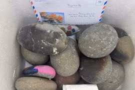 Du khách trả lại 14kg đá cuội lấy từ biển Cô Tô sau nhiều năm