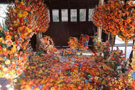 Về Thanh Tiên ngắm hoa giấy thủ công nhuộm sắc xuân xứ Huế