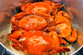 Bí quyết hấp cua ngon như nhà hàng, thịt mềm vỏ đỏ au