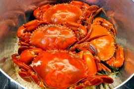 Bí quyết hấp cua ngon như nhà hàng, thịt mềm vỏ đỏ au